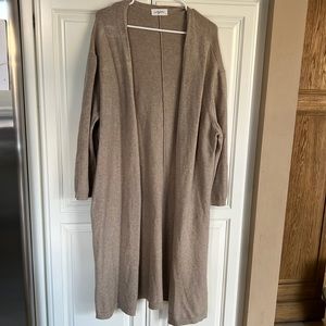 Carly Jean taupe duster- M